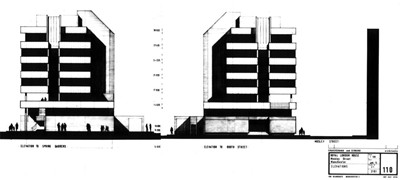 North and south elevations.