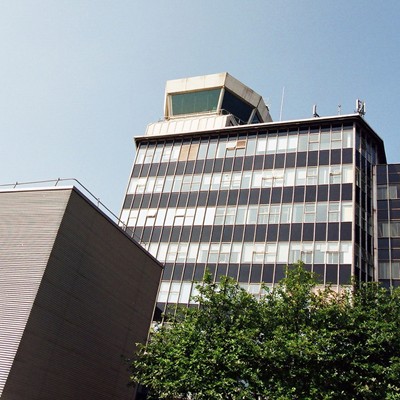 Control Tower. Part of 1962 scheme still visible.