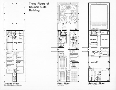Upper floor plans.