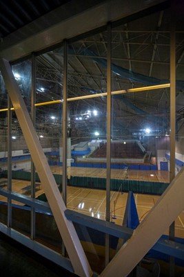 Main hall from entrance gantry.