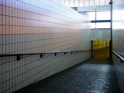 Guild Hall subway, now closed.