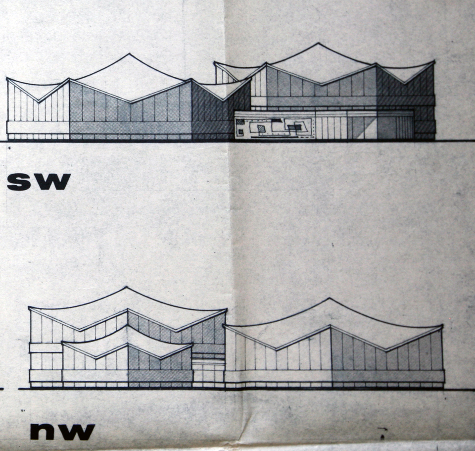 Sw and NW elevations